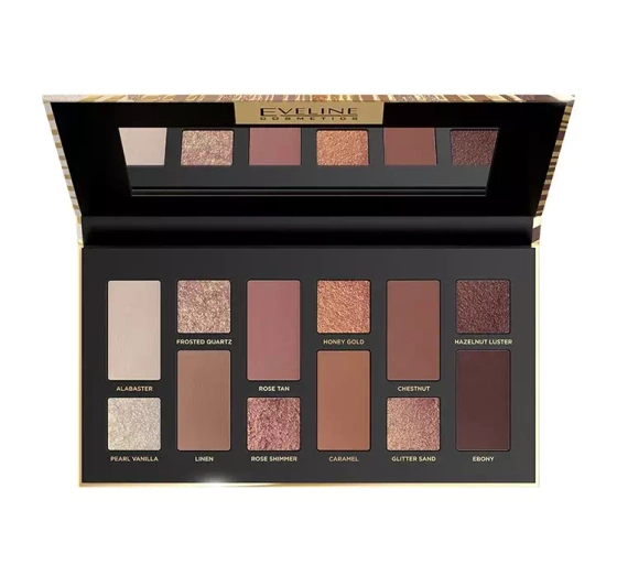 EVELINE VARIETE TIMELESS BRONZE EDITION ПАЛЕТКА 12 ТЕНЕЙ ДЛЯ ВЕК 9,6Г