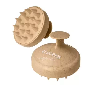 ECOCERA ЩІТКА ДЛЯ МАСАЖУ ШКІРИ ГОЛОВИ BEIGE