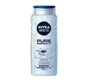 NIVEA MEN PURE IMPACT 3IN1 ГЕЛЬ ДЛЯ ДУША ДЛЯ МУЖЧИН 500МЛ