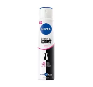 NIVEA BLACK WHITE CLEAR АНТИПЕРСПІРАНТ-СПРЕЙ 250МЛ