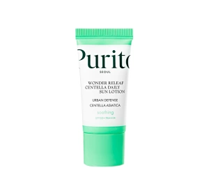 Purito Wonder Releaf Centella легкий сонцезахисний крем для обличчя SPF 50+ 15 мл