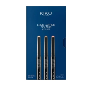 KIKO Milano Long Lasting Colour Eye Set набор теней для глаз 01 3 x 1,6 г