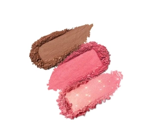 KIKO Milano Multu Finish Trio палітра для контурування 03 Pink 7г