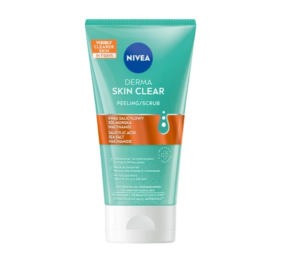 NIVEA DERMA SKIN CLEAR ПИЛИНГ ПРОТИВ НЕСОВЕРШЕНСТВ 150МЛ