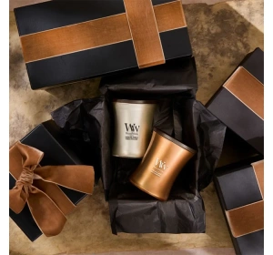 Woodwick Medium Jar Candle ароматична свічка Volcanic Orris 275 г