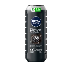 NIVEA MEN ACTIVE CLEAN ГЕЛЬ ДЛЯ ДУША 500МЛ