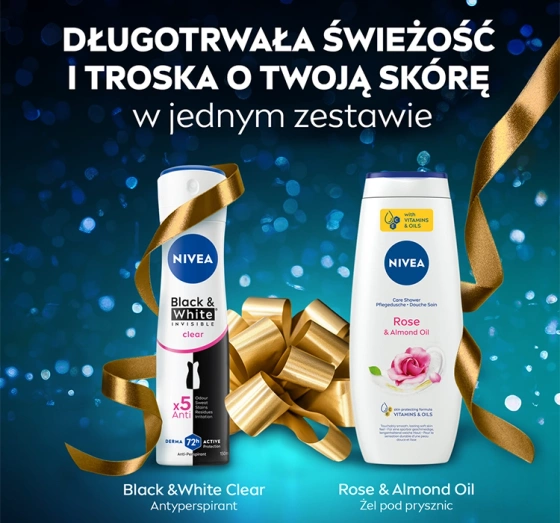 Нажмите на картинку, чтобы ее увеличить NIVEA Delicate набор косметики по уходу за телом: гель для душа + антиперспирант-спрей