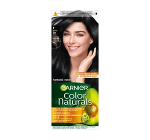 GARNIER COLOR NATURALS СТОЙКАЯ КРАСКА ДЛЯ ВОЛОС 1 НАТУРАЛЬНЫЙ ЧЕРНЫЙ