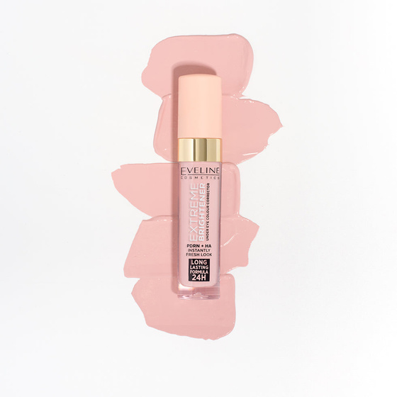 Натисніть на картинку, щоб її збільшити Eveline Cosmetics Extreme Brightener освітлюючий коректор під очі 00 Magic Pink 7 мл