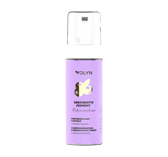 YOLYN GREENBIOTIC FERMENT ПІНКА ДЛЯ ВМИВАННЯ ОБЛИЧЧЯ BERRY BERRY LADY 150МЛ