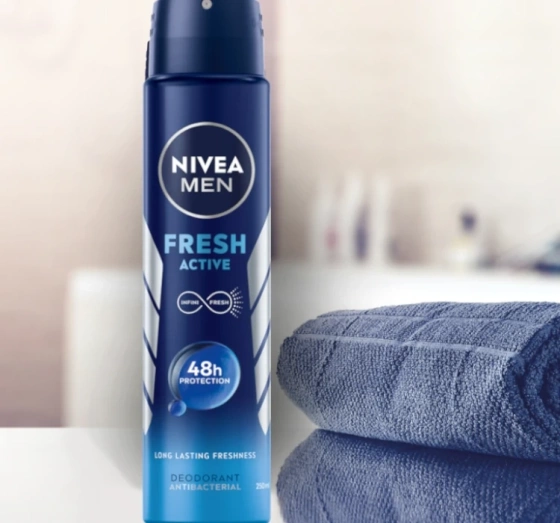 NIVEA MEN FRESH ACTIVE ДЕЗОДОРАНТ-СПРЕЙ 250МЛ