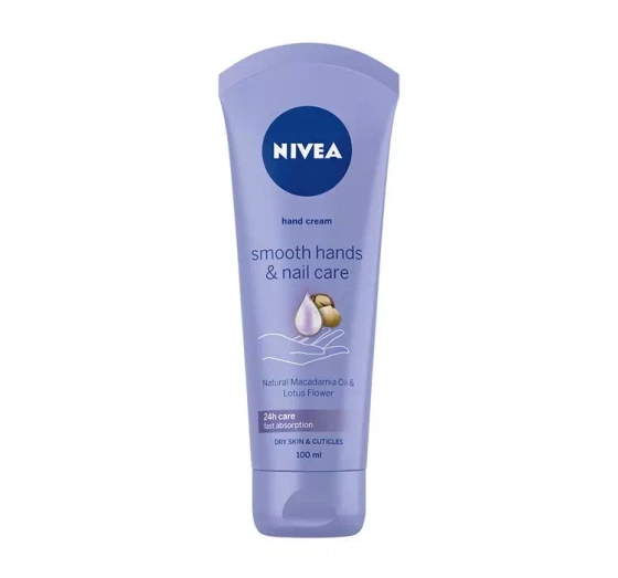 NIVEA SMOOTH HANDS AND NAIL CARE КРЕМ ДЛЯ РУК 100МЛ