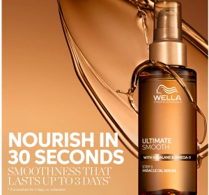 Wella Professionals Ultimate Smooth Miracle Oil сироватка для сухого та пухнастого волосся 30 мл