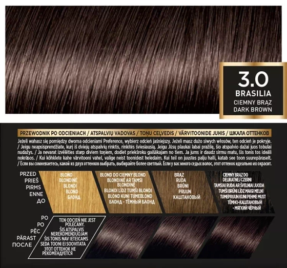 LOREAL RECITAL PREFERENCE ФАРБА ДЛЯ ВОЛОССЯ B 3.0