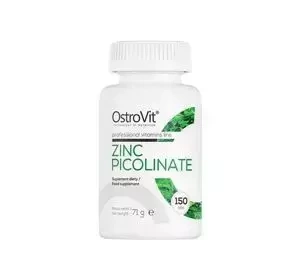 OSTROVIT ZINC PICOLINATE ДІЄТИЧНА ДОБАВКА 150 ТАБЛЕТОК