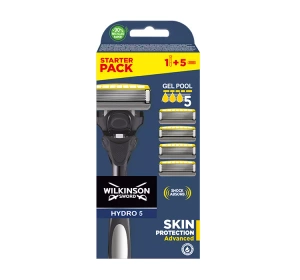 WILKINSON SWORD HYDRO 5 SKIN PROTECTION ADVANCED БРИТВА ДЛЯ МУЖЧИН + 4 КАРТРИДЖИ