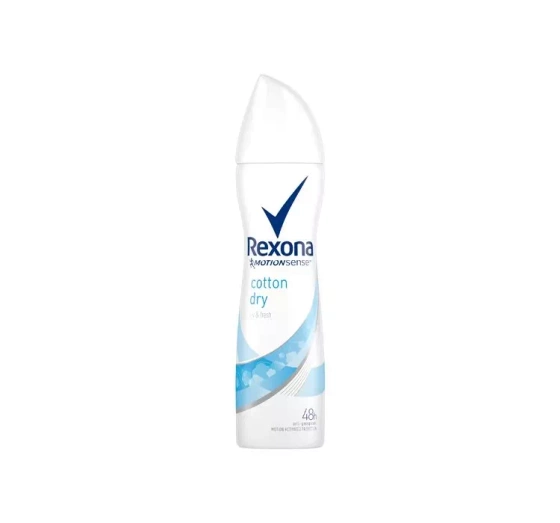Натисніть на картинку, щоб її збільшити REXONA COTTON DRY АНТИПЕРСПІРАНТ- АЕРОЗОЛЬ ДЛЯ ЖІНОК 150 МЛ