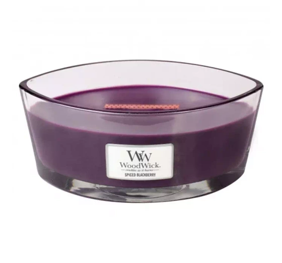 Натисніть на картинку, щоб її збільшити WOODWICK ELLIPSE CANDLE АРОМАТИЧНА СВІЧКА SPICED BLACKBERRY 453,6Г