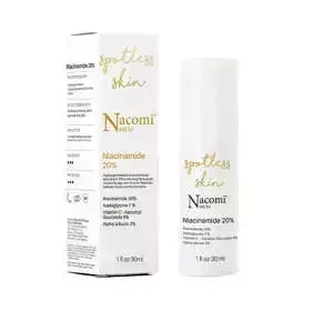 NACOMI NEXT LEVEL SPOTLESS SKIN NIACINAMIDE 20% ТОЧКОВА СИРОВАТКА ДЛЯ ОБЛИЧЧЯ І ТІЛА 30МЛ