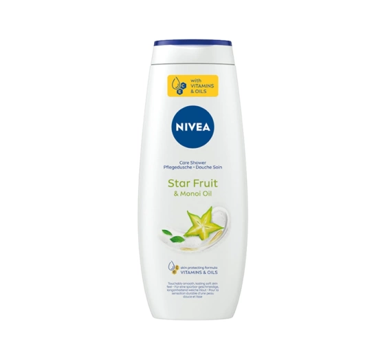 Нажмите на картинку, чтобы ее увеличить NIVEA STARFRUIT & MONOI OIL ЗАБОТЛИВЫЙ ГЕЛЬ ДЛЯ ДУША 500 МЛ