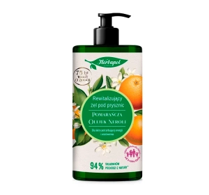 Herbapol кремовий гель для душу з олією неролі та апельсином 740 мл