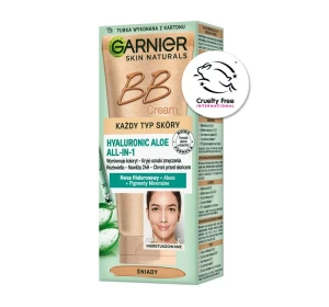 GARNIER SKIN NATURALS HYALURONIC ALOE ALL-IN-1 ЗВОЛОЖУВАЛЬНИЙ КРЕМ BB MEDIUM 50МЛ