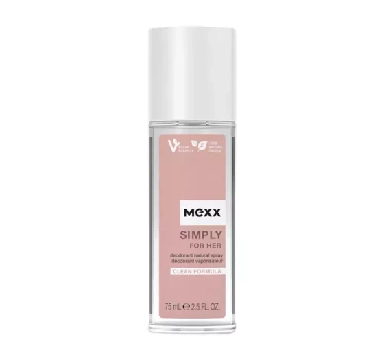 MEXX SIMPLY FOR HER DEODORANT NATURAL SPRAY ДЕЗОДОРАНТ 75МЛ
