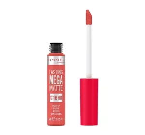 RIMMEL LASTING MEGA MATTE МАТОВА ПОМАДА 600 CORAL SASS 7,4МЛ