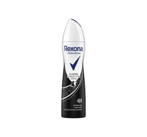 REXONA INVISIBLE ON BLACK + WHITE АНТИПЕРСПІРАНТ-АЕРОЗОЛЬ ДЛЯ ЖІНОК 150МЛ