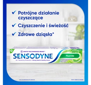 SENSODYNE FLUORIDE ЗУБНА ПАСТА З ФТОРОМ ВІД КАРІЄСУ 75МЛ