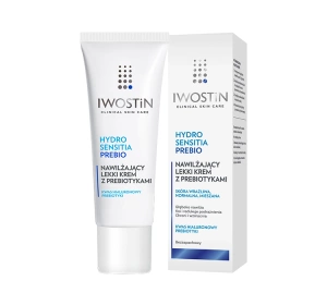 IWOSTIN HYDRO SENSITIA PREBIO ЗВОЛОЖУВАЛЬНИЙ ЛЕГКИЙ КРЕМ З ПРЕБІОТИКАМИ 50МЛ