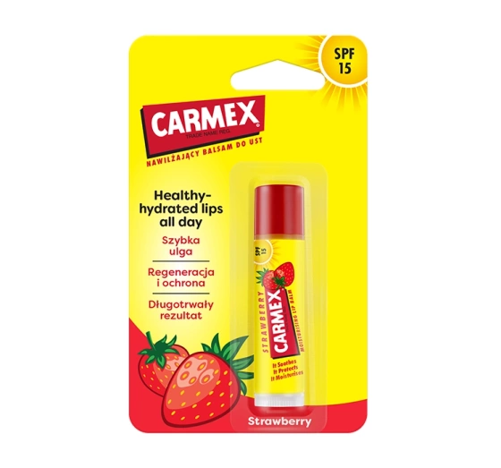 CARMEX ЗВОЛОЖУЮЧИЙ БАЛЬЗАМ ДЛЯ ГУБ STRAWBERRY 4,25Г