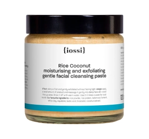 IOSSI ПАСТА-ПІЛІНГ ДЛЯ ВМИВАННЯ ОБЛИЧЧЯ З РИСОВИМИ ПРОТЕЇНАМИ ТА ЕКСТРАКТОМ КОКОСУ