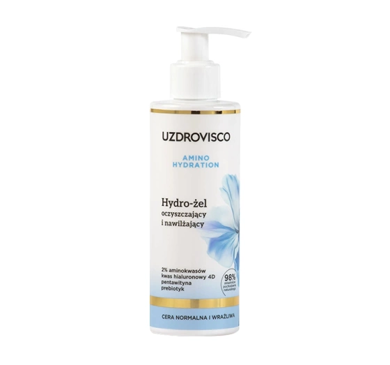 Uzdrovisko Amino Hydration очищающий и увлажняющий гидрогель для лица 200 мл