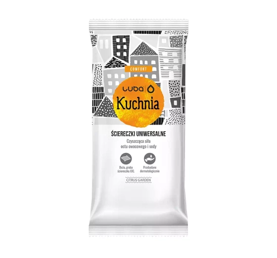 LUBA COMFORT КУХНЯ УНІВЕРСАЛЬНІ СЕРВЕТКИ ДЛЯ ПРИБИРАННЯ 32 ШТ