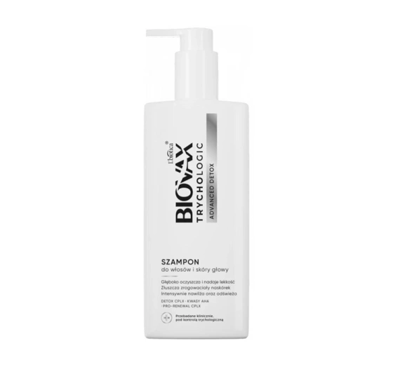 Biovax Trychologic Advanced Detox очищающий шампунь для волос и кожи головы 200 мл