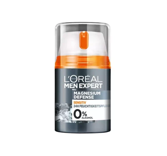 LOREAL MEN EXPERT MAGNESIUM DEFENSE ГІПОАЛЕРГЕННИЙ КРЕМ ДЛЯ ЗВОЛОЖЕННЯ 50МЛ