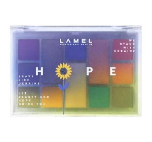 LAMEL COSMETICS HOPE ПАЛЕТКА ТЕНЕЙ ДЛЯ ВЕК 16Г