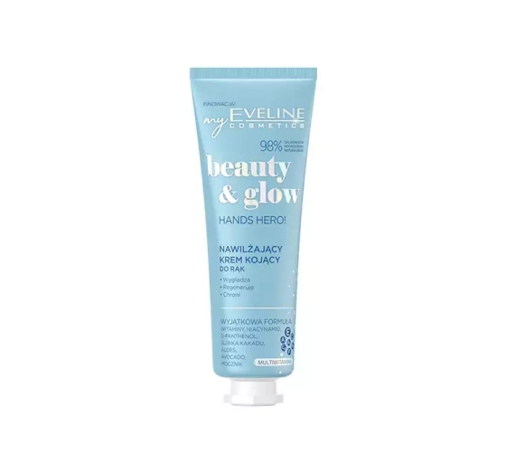 EVELINE BEAUTY&GLOW HANDS HERO УВЛАЖНЯЮЩИЙ КРЕМ ДЛЯ РУК 50МЛ