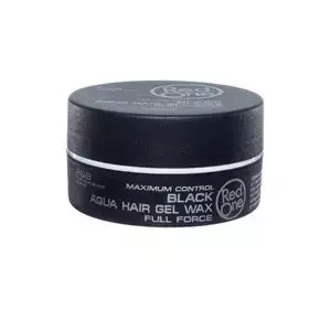 RED ONE MAXIMUM CONTROL BLACK AQUA HAIR GEL WAX FULL FORCE ВІСК ДЛЯ МОДЕЛЮВАННЯ ВОЛОССЯ 150МЛ