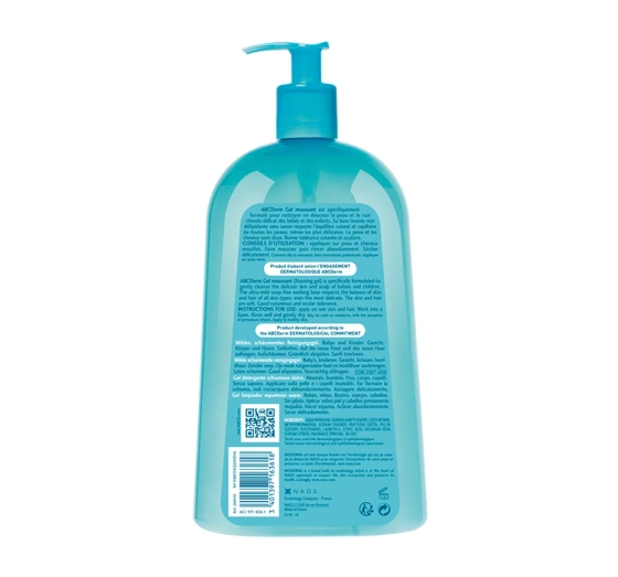 Bioderma ABCDerm гель для миття тіла та волосся для дітей та немовлят 1000 мл