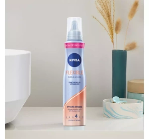 NIVEA FLEXIBLE CURLS&CARE MOUSSE ПІНКА ДЛЯ ВОЛОССЯ 150МЛ