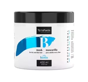 VIS PLANTIS PROFESSIONAL МАСКА ДЛЯ СУХОГО ТА ТОНКОГО ВОЛОССЯ З БІОТИНОМ 400МЛ