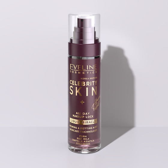 Eveline Cosmetics Celebrity Skin Liquid Miracle спрей для фіксації макіяжу 100 мл