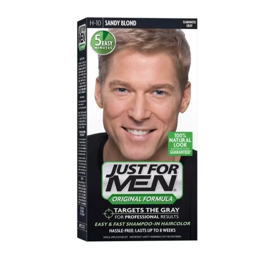JUST FOR MEN СРЕДСТВО ПРОТИВ СЕДИНЫ ДЛЯ МУЖЧИН H-10 SANDY BLONDE 
