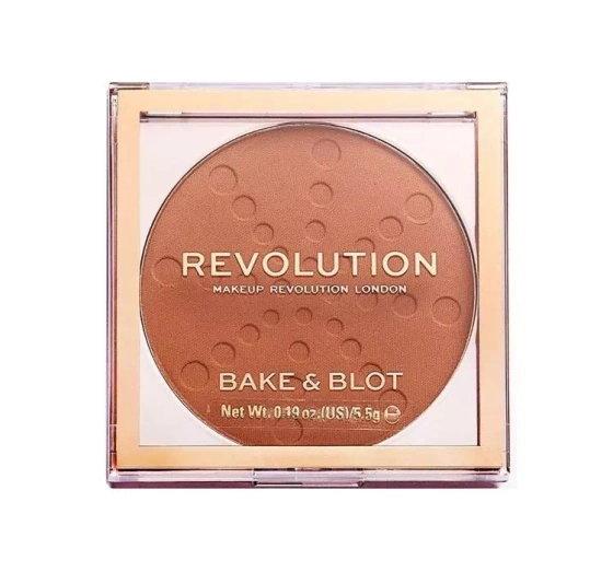 MAKEUP REVOLUTION BAKE & BLOT МАТУЮЧА ПУДРА ORANGE 5,5Г
