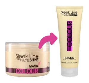 STAPIZ SLEEK LINE COLOUR МАСКА С ШЕЛКОМ ДЛЯ КРАШЕНЫХ ВОЛОС 250МЛ
