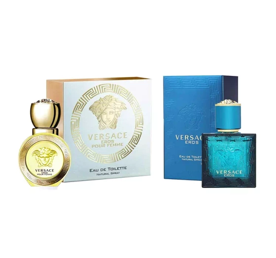 VERSACE EROS POUR FEMME ТУАЛЕТНА ВОДА 30МЛ + VERSACE EROS ТУАЛЕТНА ВОДА 30МЛ