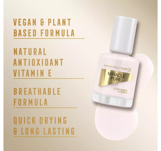 MAX FACTOR MIRACLE PURE ЛАК ДЛЯ НОГТЕЙ 205 NUDE ROSE 12МЛ