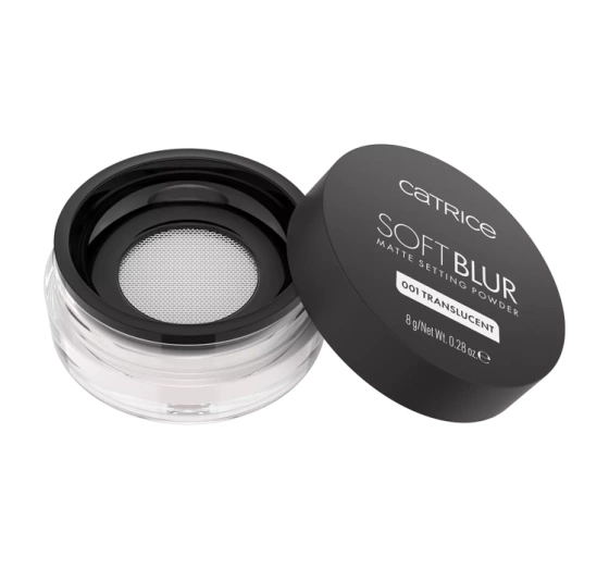 Catrice Soft Blur рассыпчатая матирующая пудра 001 Translucent 8 г